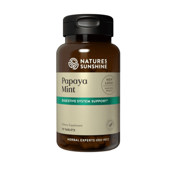 Papaya Mint (70 tabl.) Nature's Sunshine NSP